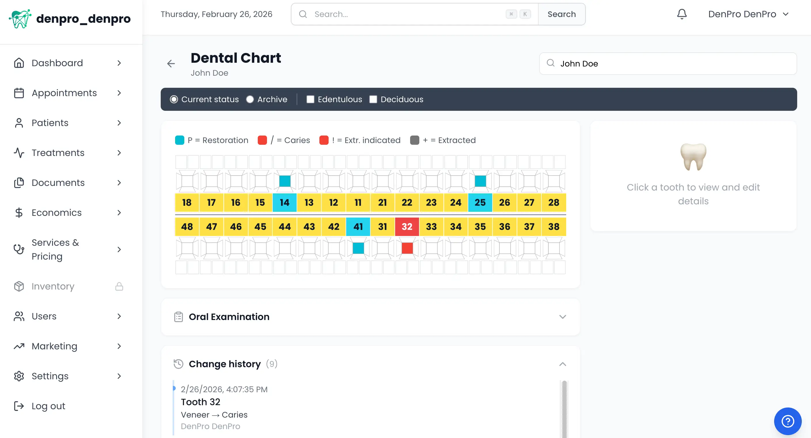 Dental Charting